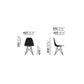 Eames Fiberglass Side Chair DSR - Basic Dark