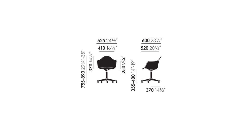 Eames Plastic Armchair PACC