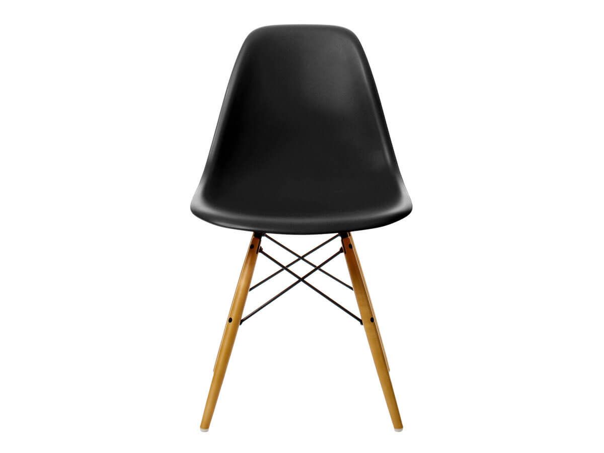 Eames Plastic Side Chair DSW - Maple Yellowish Base