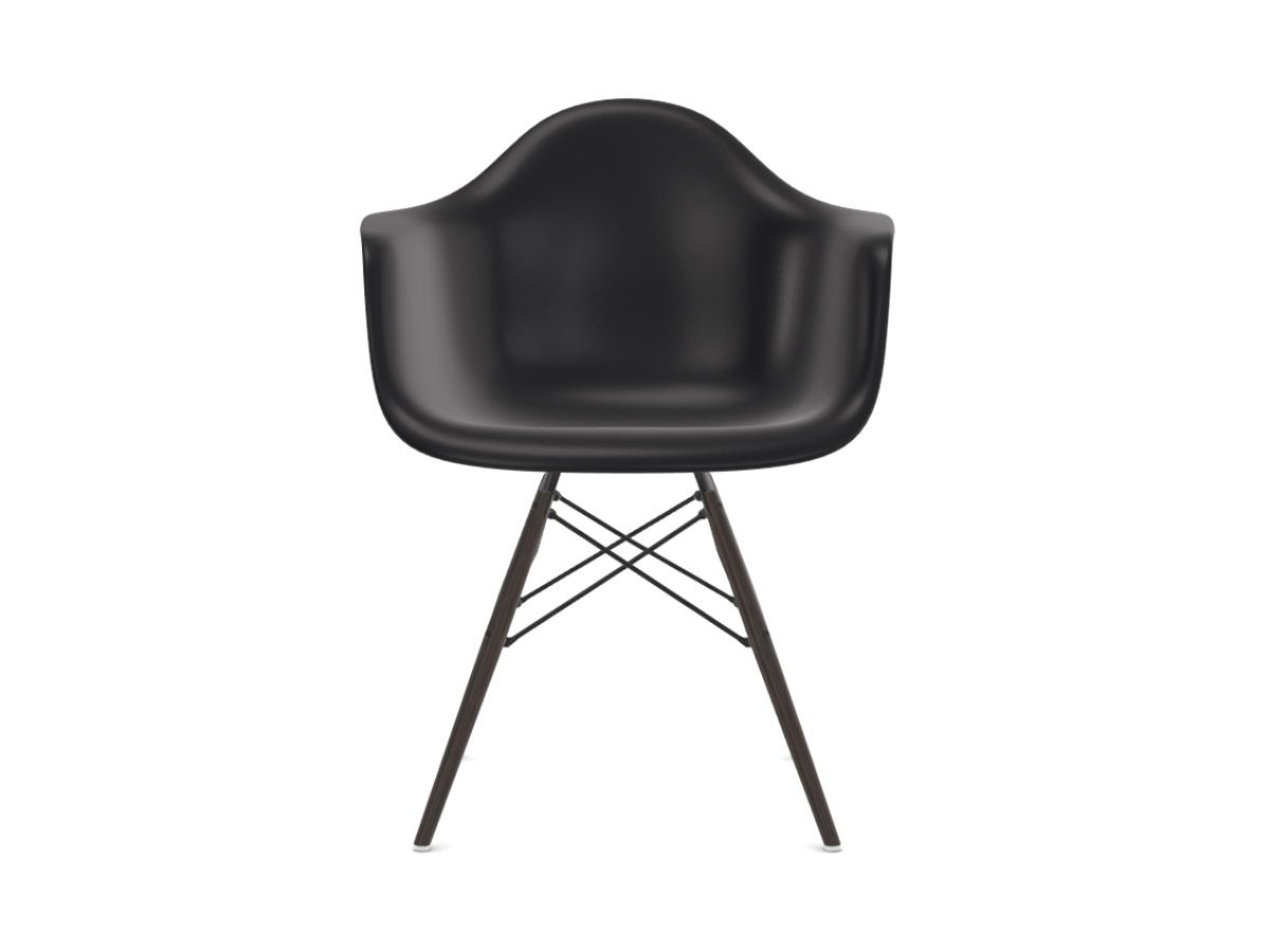 Eames Plastic Armchair DAW - Black Maple Legs