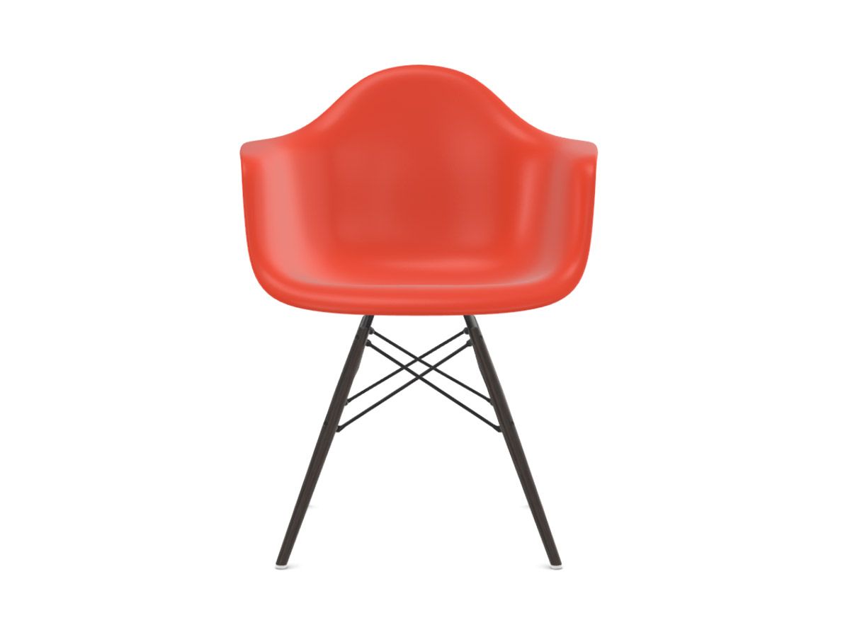 Eames Plastic Armchair DAW - Black Maple Legs